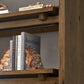 Theodore Bookcase - Rustic Amber Oak Veneer