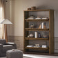 Theodore Bookcase - Rustic Amber Oak Veneer