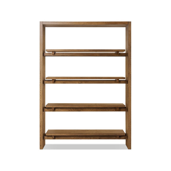 Theodore Bookcase - Rustic Amber Oak Veneer