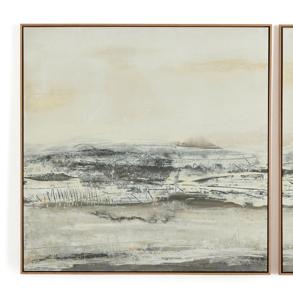 Vista Diptych by Matera - White Oak Floater