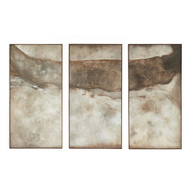 Revere Triptych by Matera — Rustic Walnut Floater