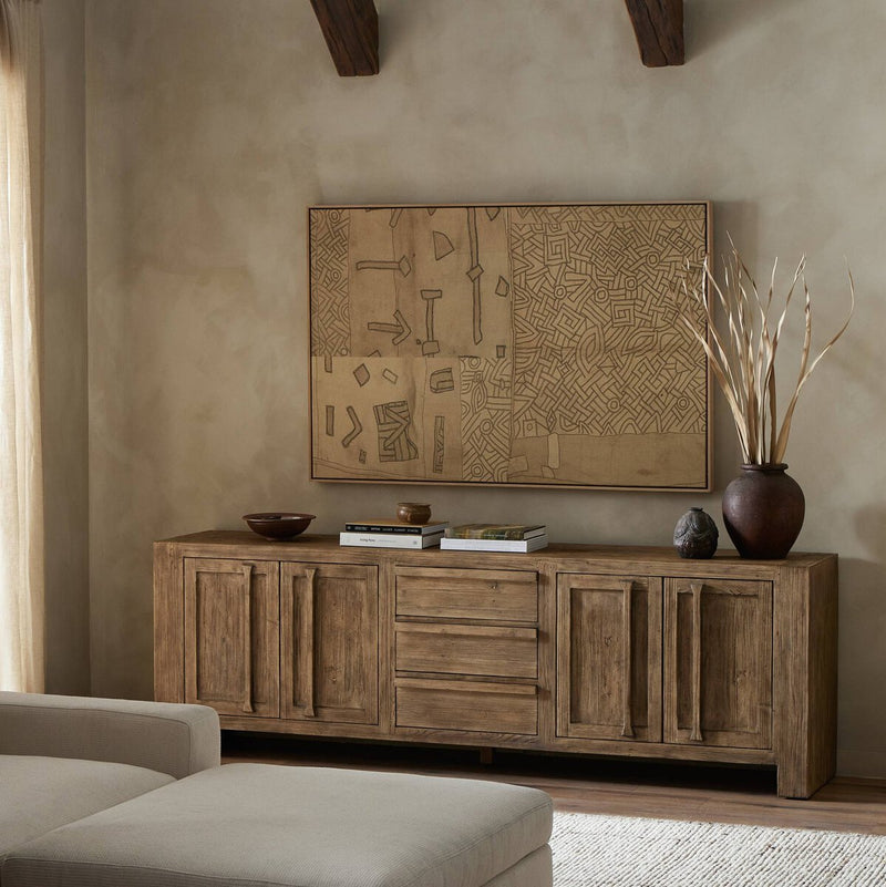 Kuba VI by FH Art Studio - White Oak Floater