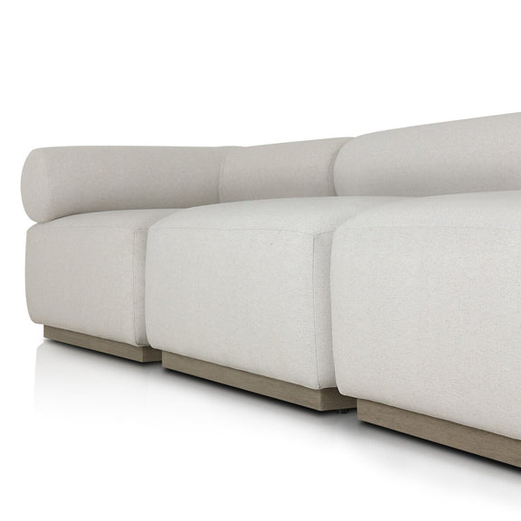 Lenox Outdoor 3-Piece Sectional - Alessi Linen