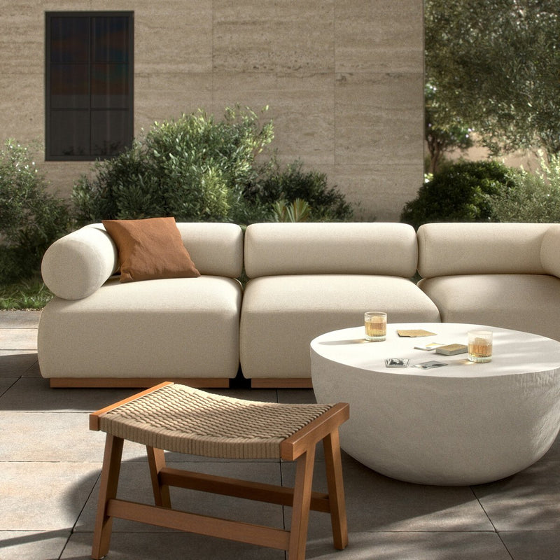 Lenox Outdoor 3-Piece Sectional - Alessi Linen