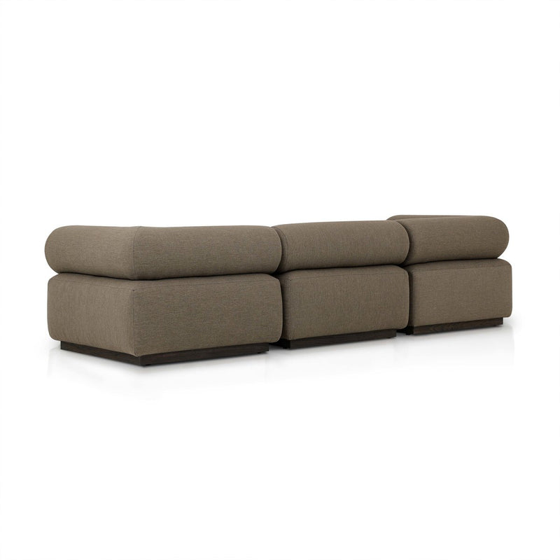 Lenox Outdoor 3-Piece Sectional - Alessi Fawn