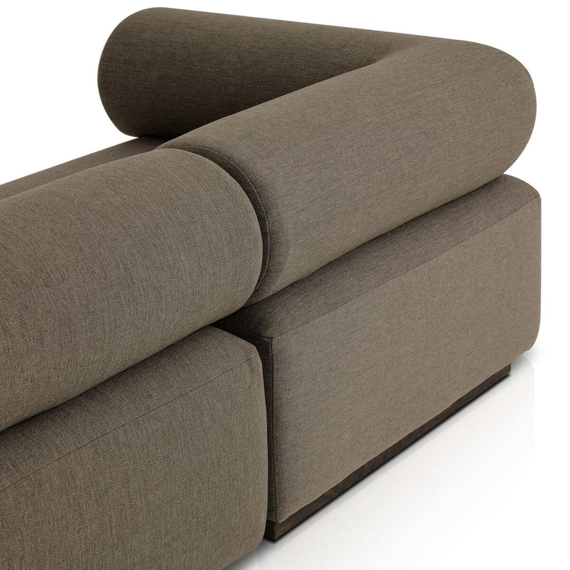 Lenox Outdoor 3-Piece Sectional - Alessi Fawn