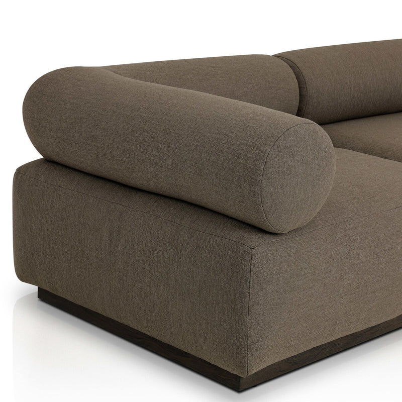 Lenox Outdoor 3-Piece Sectional - Alessi Fawn