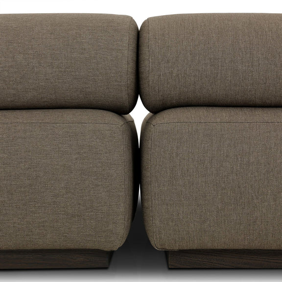 Lenox Outdoor 3-Piece Sectional - Alessi Fawn