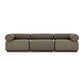 Lenox Outdoor 3-Piece Sectional - Alessi Fawn