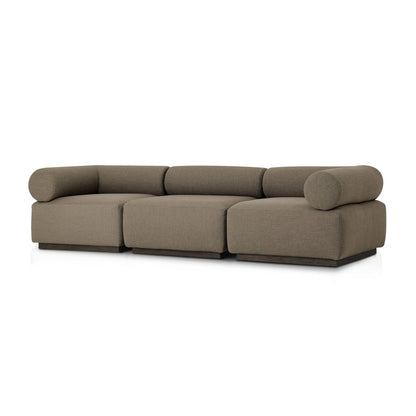 Lenox Outdoor 3-Piece Sectional - Alessi Fawn