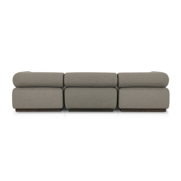 Lenox Outdoor 3-Piece Sectional - Alessi Fawn