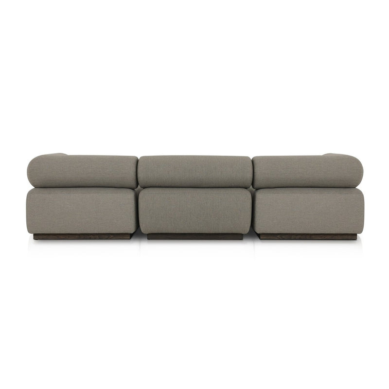 Lenox Outdoor 3-Piece Sectional - Alessi Fawn