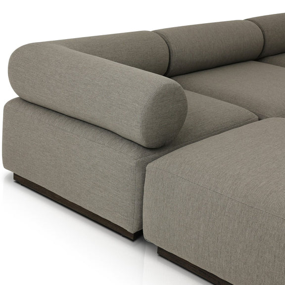 Lenox Outdoor 3-Piece Sectional - Alessi Fawn