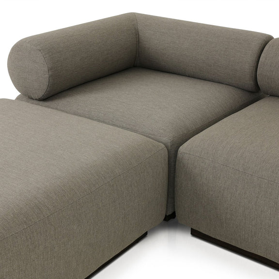 Lenox Outdoor 3-Piece Sectional - Alessi Fawn
