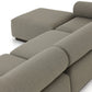 Lenox Outdoor 3-Piece Sectional - Alessi Fawn