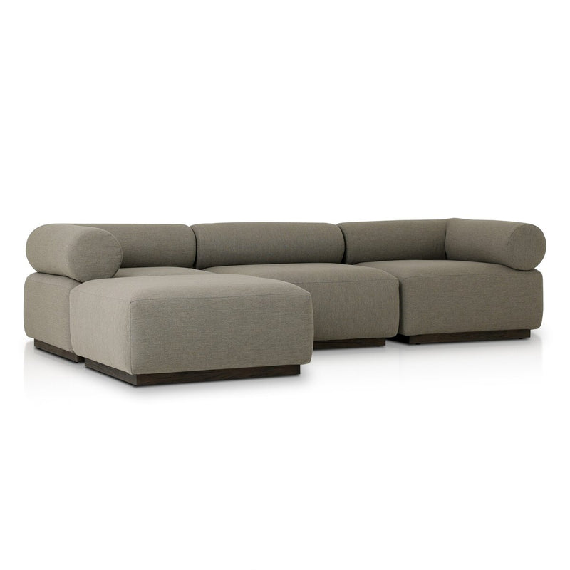 Lenox Outdoor 3-Piece Sectional - Alessi Fawn