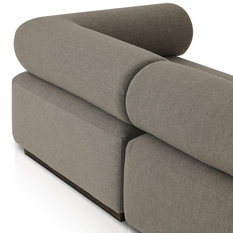 Lenox Outdoor 3-Piece Sectional - Alessi Fawn