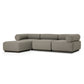 Lenox Outdoor 3-Piece Sectional - Alessi Fawn