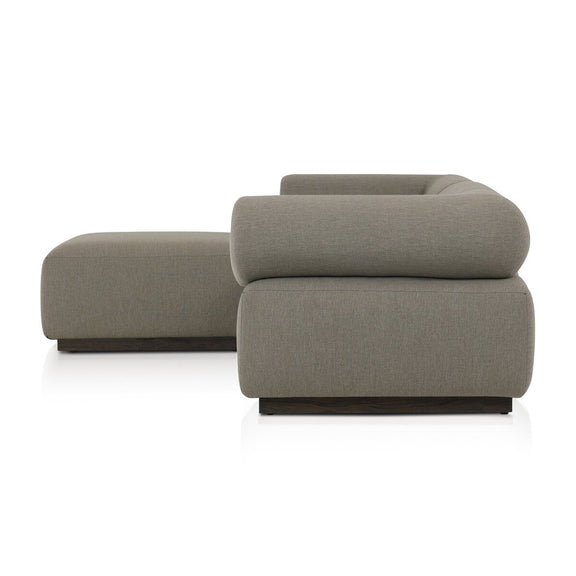 Lenox Outdoor 3-Piece Sectional - Alessi Fawn