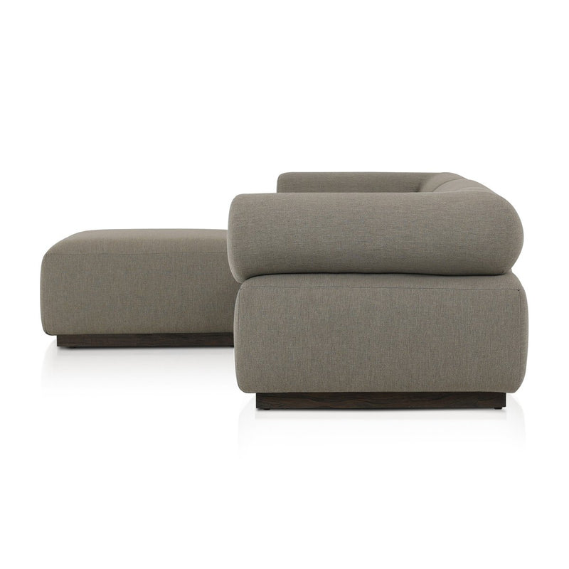 Lenox Outdoor 3-Piece Sectional - Alessi Fawn