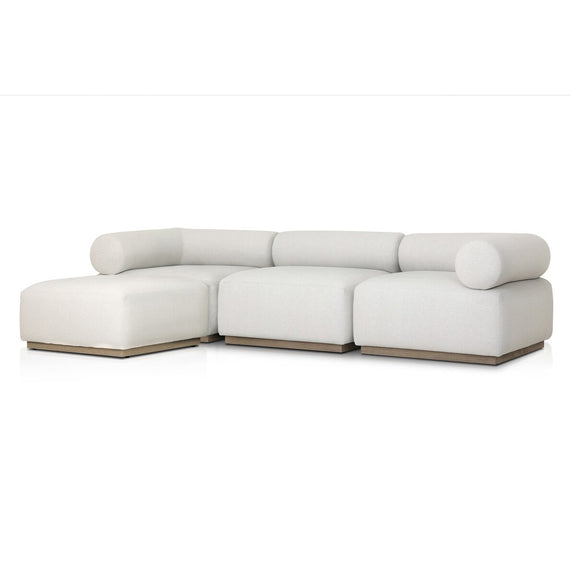 Lenox Outdoor 3-Piece Sectional - Alessi Linen