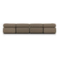 Lenox Outdoor 4-Piece Sectional - Alessi Fawn