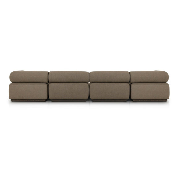 Lenox Outdoor 4-Piece Sectional - Alessi Fawn