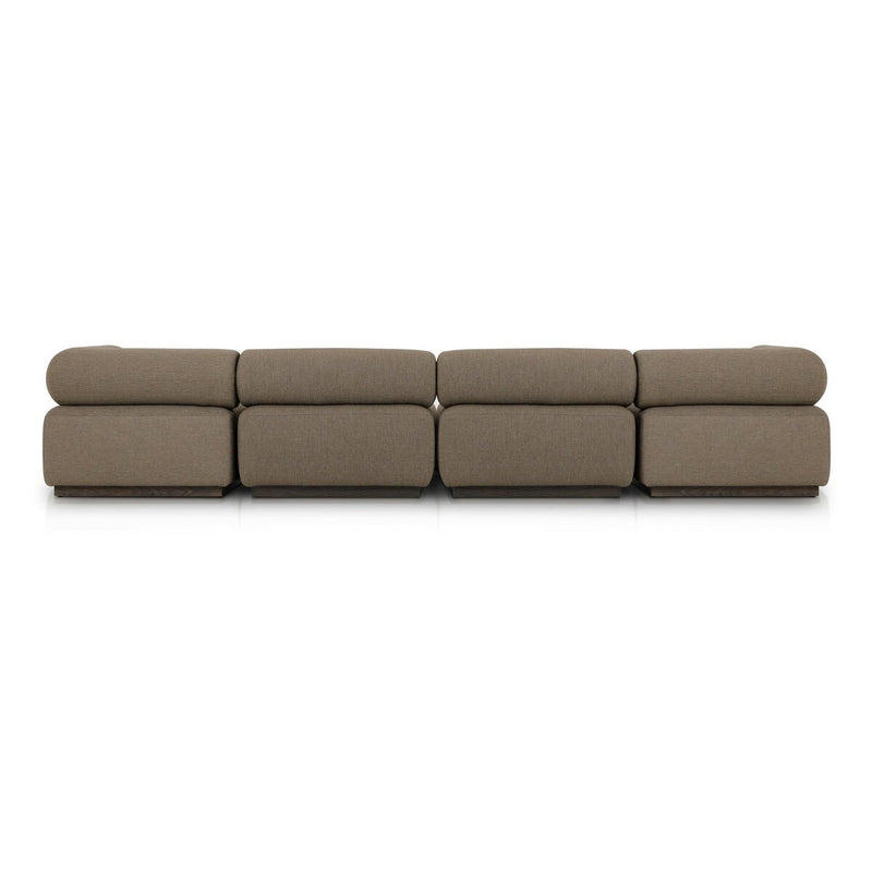 Lenox Outdoor 4-Piece Sectional - Alessi Fawn