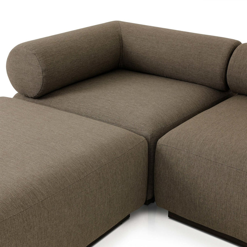 Lenox Outdoor 4-Piece Sectional - Alessi Fawn