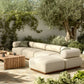 Lenox Outdoor 4-Piece Sectional - Alessi Linen