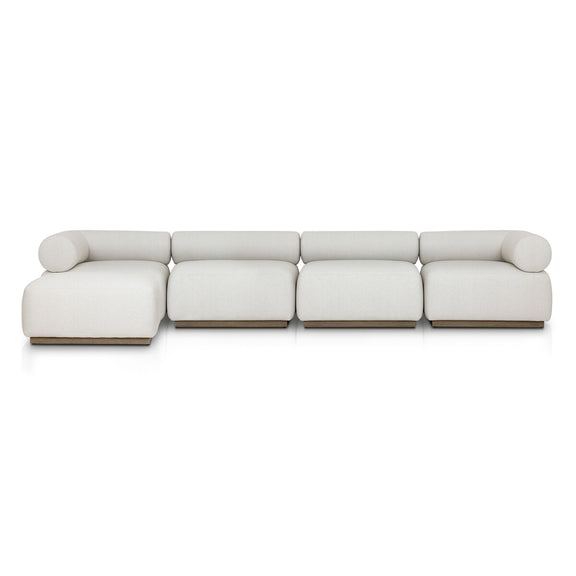 Lenox Outdoor 4-Piece Sectional - Alessi Linen