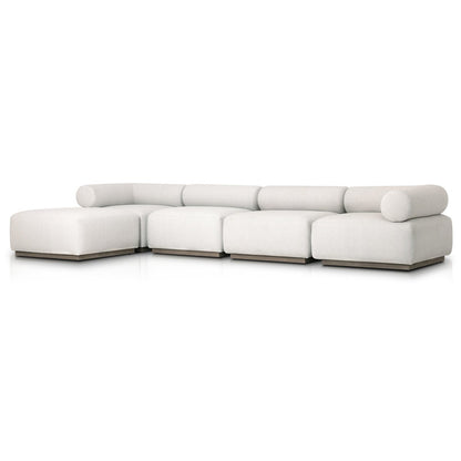 Lenox Outdoor 4-Piece Sectional - Alessi Linen