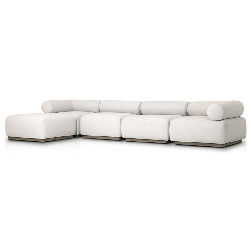 Lenox Outdoor 4-Piece Sectional - Alessi Linen