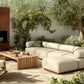 Lenox Outdoor 4-Piece Sectional - Alessi Linen