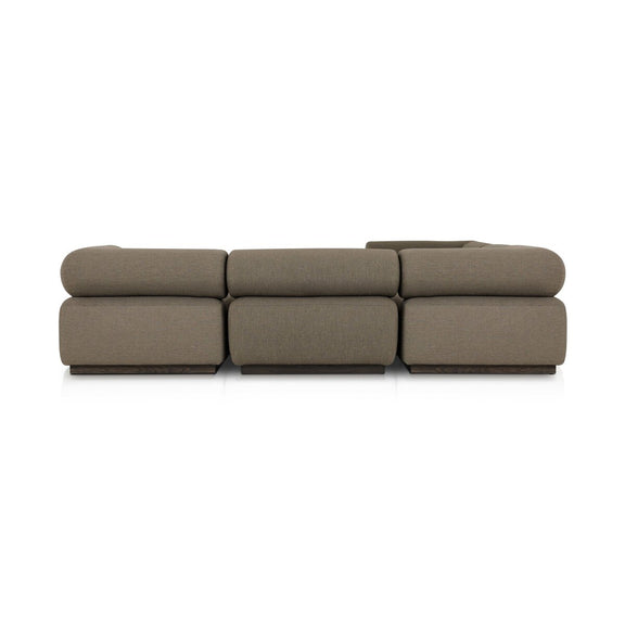 Lenox Outdoor 5-Piece Sectional - Alessi Fawn