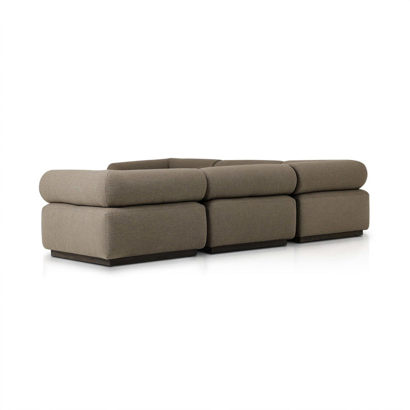 Lenox Outdoor 5-Piece Sectional - Alessi Fawn