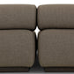 Lenox Outdoor 5-Piece Sectional - Alessi Fawn