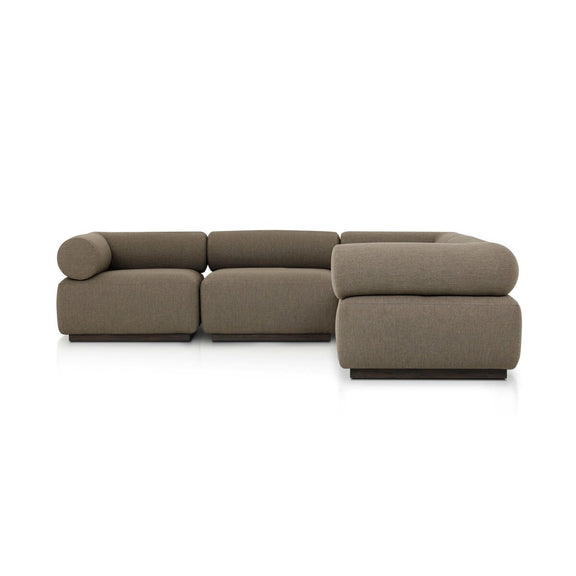 Lenox Outdoor 5-Piece Sectional - Alessi Fawn