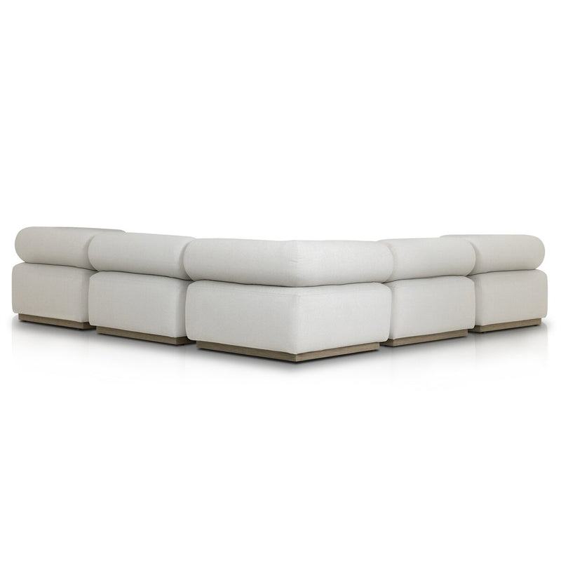 Lenox Outdoor 5-Piece Sectional - Alessi Linen