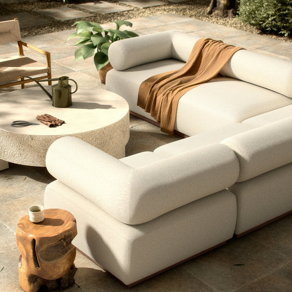 Lenox Outdoor 5-Piece Sectional - Alessi Linen