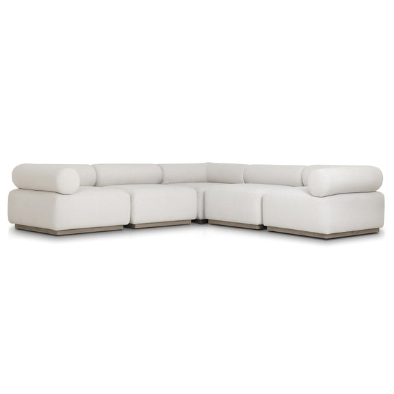 Lenox Outdoor 5-Piece Sectional - Alessi Linen