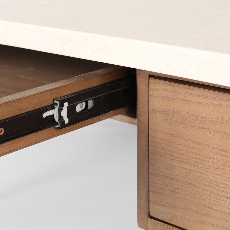 Lorna Desk - Amber Ash Veneer