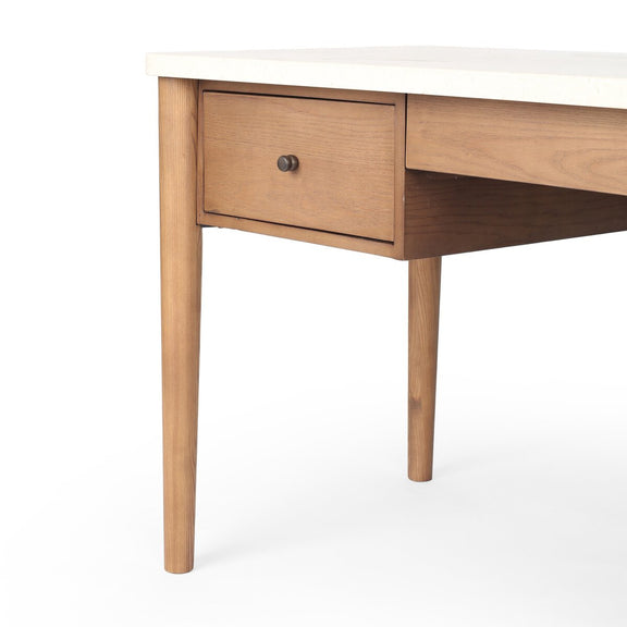 Lorna Desk - Amber Ash Veneer