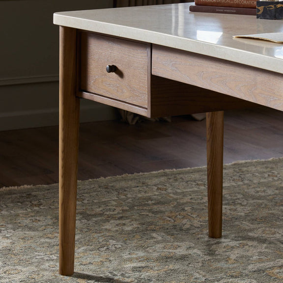 Lorna Desk - Amber Ash Veneer