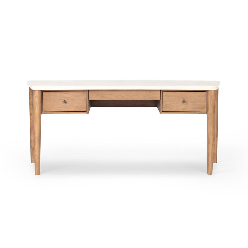 Lorna Desk - Amber Ash Veneer