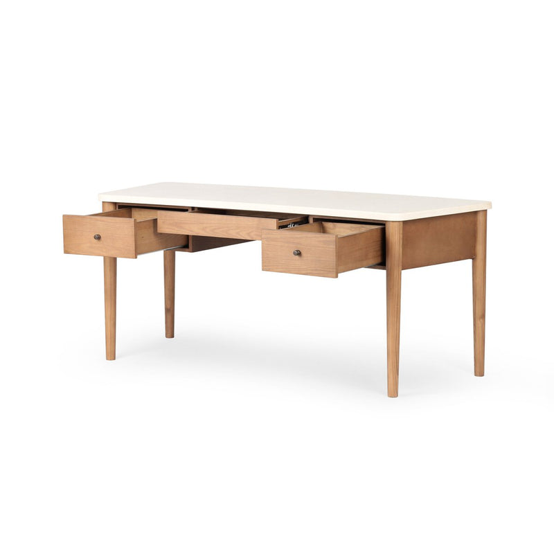 Lorna Desk - Amber Ash Veneer