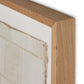 Thomwell Woven Textile by FH Art Studio - White Oak