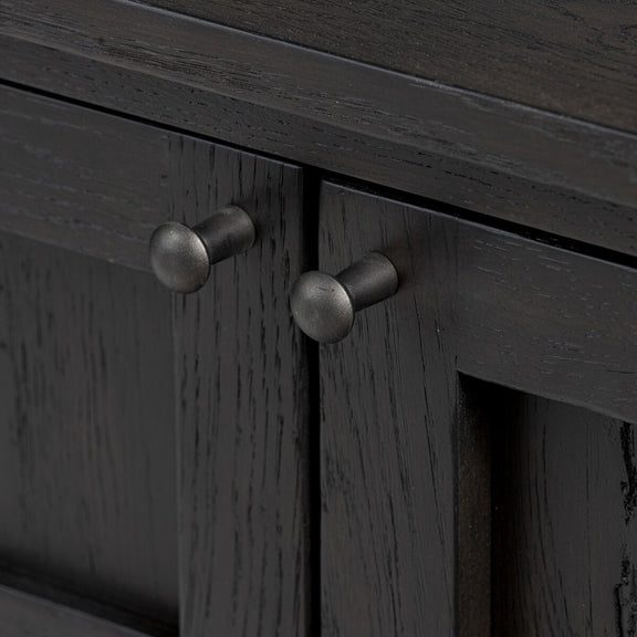 Alessio Sideboard - Smoked Black