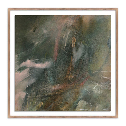 Last Night The Rain Spoke To Me by Allison Rohland - Rustic Walnut