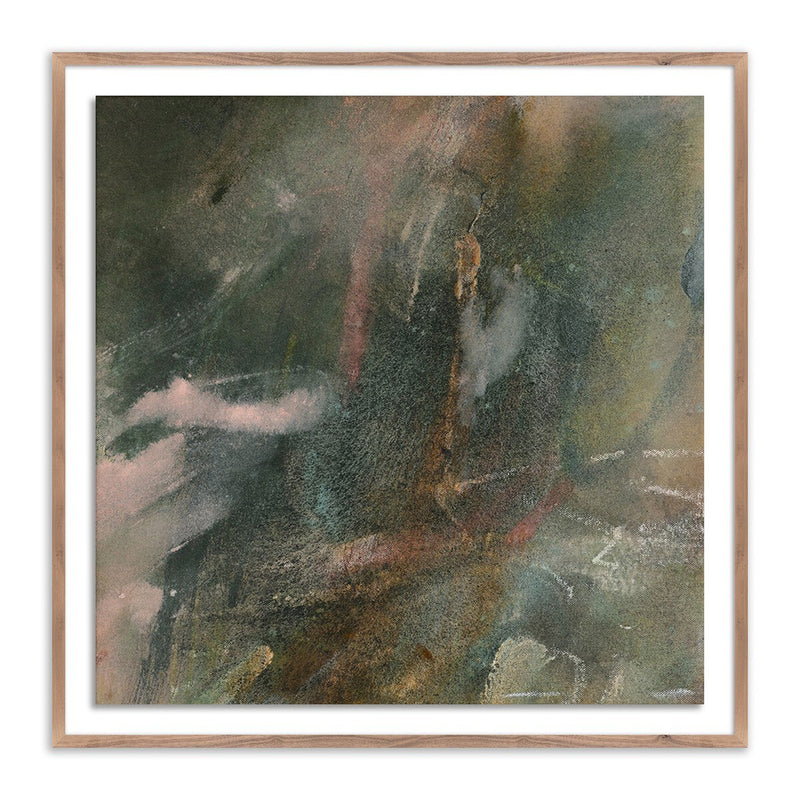 Last Night The Rain Spoke To Me by Allison Rohland - Rustic Walnut
